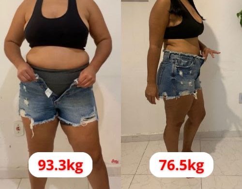 Antes e depois de aluno